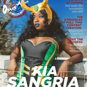 Magazine cover featuring Kia Sangria