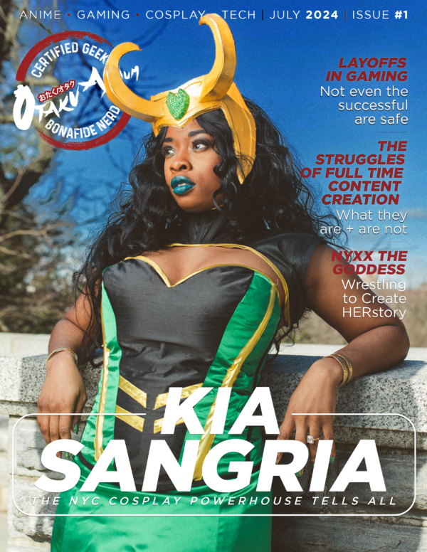 Magazine cover featuring Kia Sangria